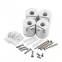 Synergy 21 LED-lichtpaneel extra montageset cilinder voor V3 PRO-paneel