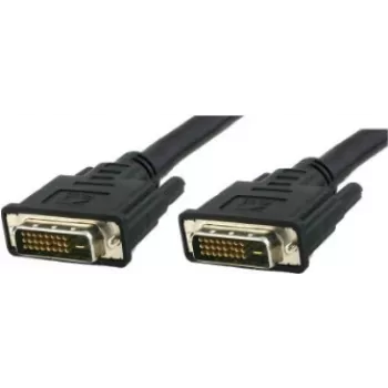 Techly ICOC-DVI-811C DVI-D Dual Link-kabel 10 m zwart
