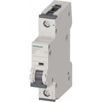 SIEMENS 5SY4101-7 MCB 1A 1-polig C 6kA installatieautomaat