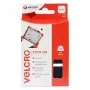 VELCRO zelfklevende haak-en-lusvierkantjes 25mm x 25mm, zelfklevend, zwart, 24 sets (48 stuks)