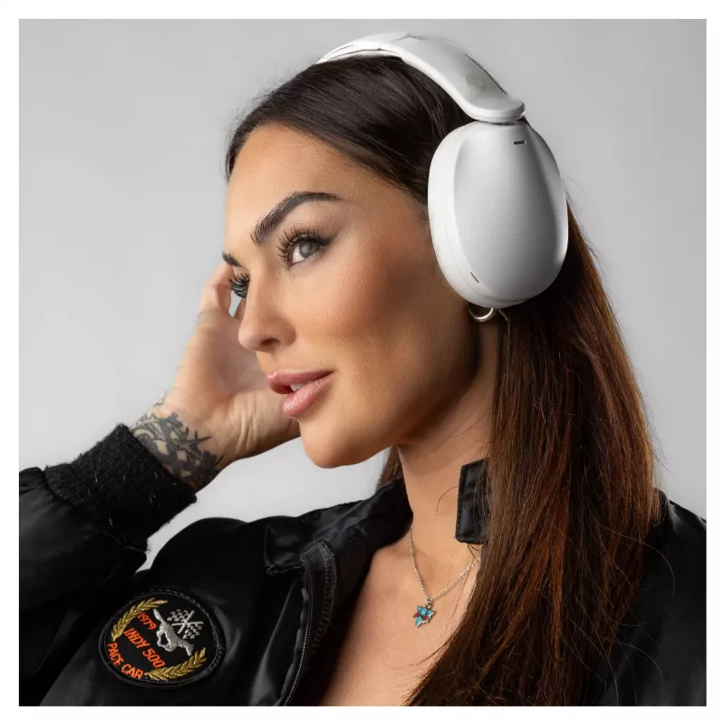 Skullcandy Hesh 360 draadloze over-ear-koptelefoon, Bluetooth 5.0, actieve ruisonderdrukking, wit