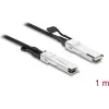 Delock Twinax-kabel QSFP+ stekker naar QSFP+ stekker 40 Gbps 1 m