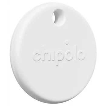 Chipolo POP universele finder wit - Bluetooth-tracker voor Apple Find My & Android, IP55