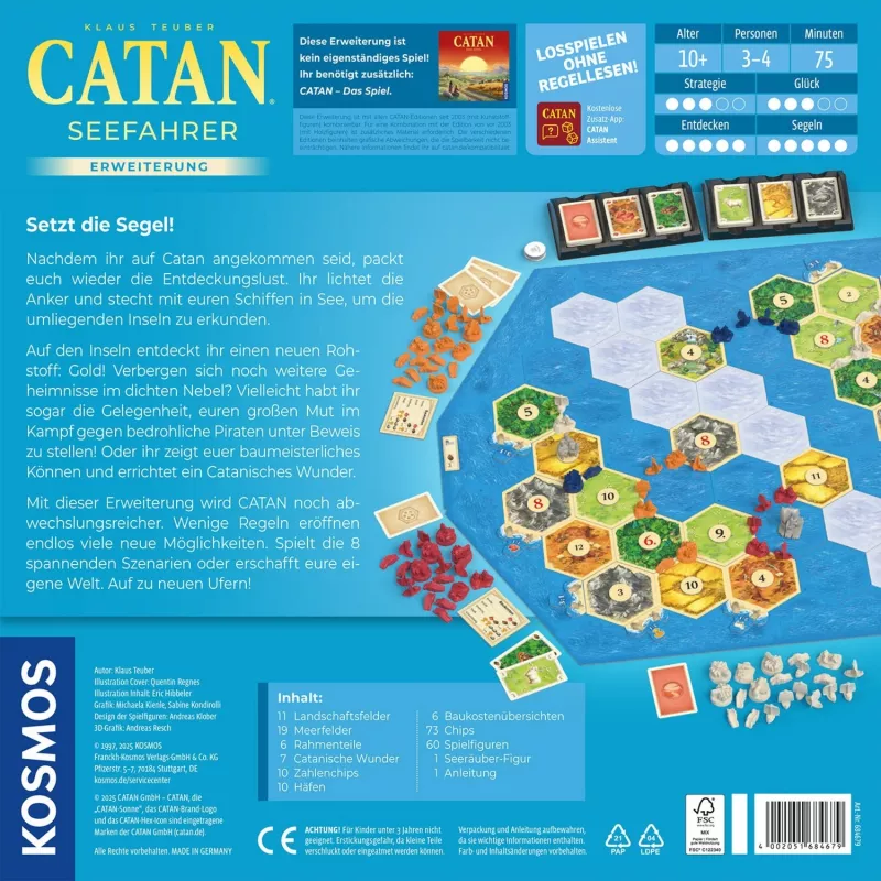 KOSMOS CATAN - Zevaarders uitbreiding bordspel