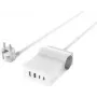 4smarts USB-C/A Power Strip Desk GaN 65W Wit