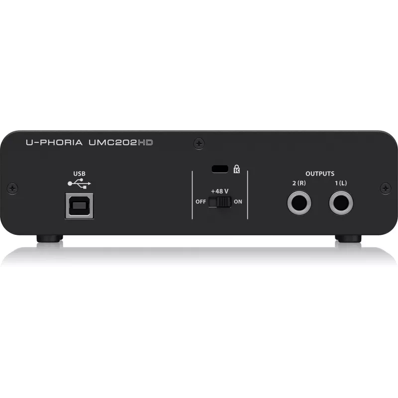Behringer UMC202HD USB Audio-interface met MIDAS preamps