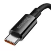 Baseus Superior 100W USB-naar-USB-C-kabel 2m Zwart