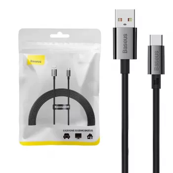Baseus Superior 100W USB-naar-USB-C-kabel 2m Zwart