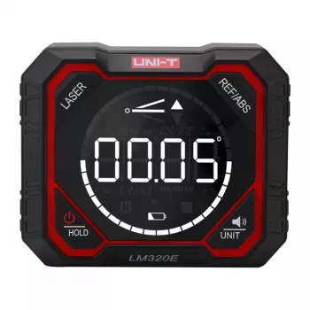 Uni-T LM320E Digitale Hoekmeter met laser, 4×90° meetbereik, ±0,2° nauwkeurigheid, magneetvoet, oplaadbaar