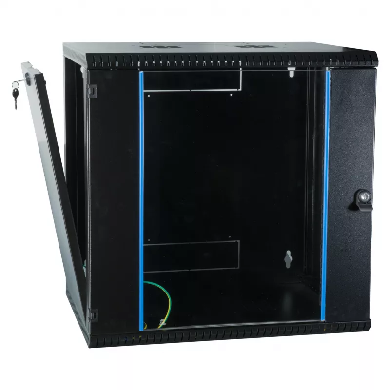 EFB Elektronik EFB 19 inch wandkast 12U, vast, eendelig, RAL 9005, diepte 450 mm