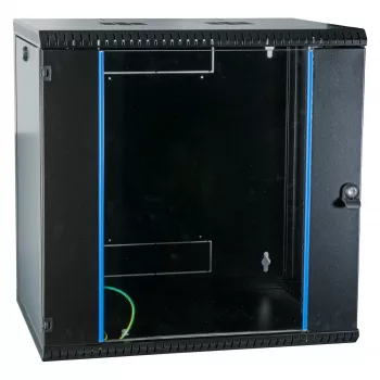 EFB Elektronik EFB 19 inch wandkast 12U, vast, eendelig, RAL 9005, diepte 450 mm