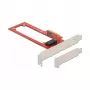 Delock PCI Express x4 kaart naar 1 x EDSFF E1.S slot - low profile