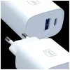 3MK FlowPower 30W USB-A USB-C PD 3.0 QC 4+ wandlader wit