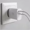 3MK FlowPower 30W USB-A USB-C PD 3.0 QC 4+ wandlader wit