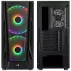 Aerocool NightHawk Duo midi-tower, tempered glass - zwart