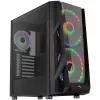 Aerocool NightHawk Duo midi-tower, tempered glass - zwart