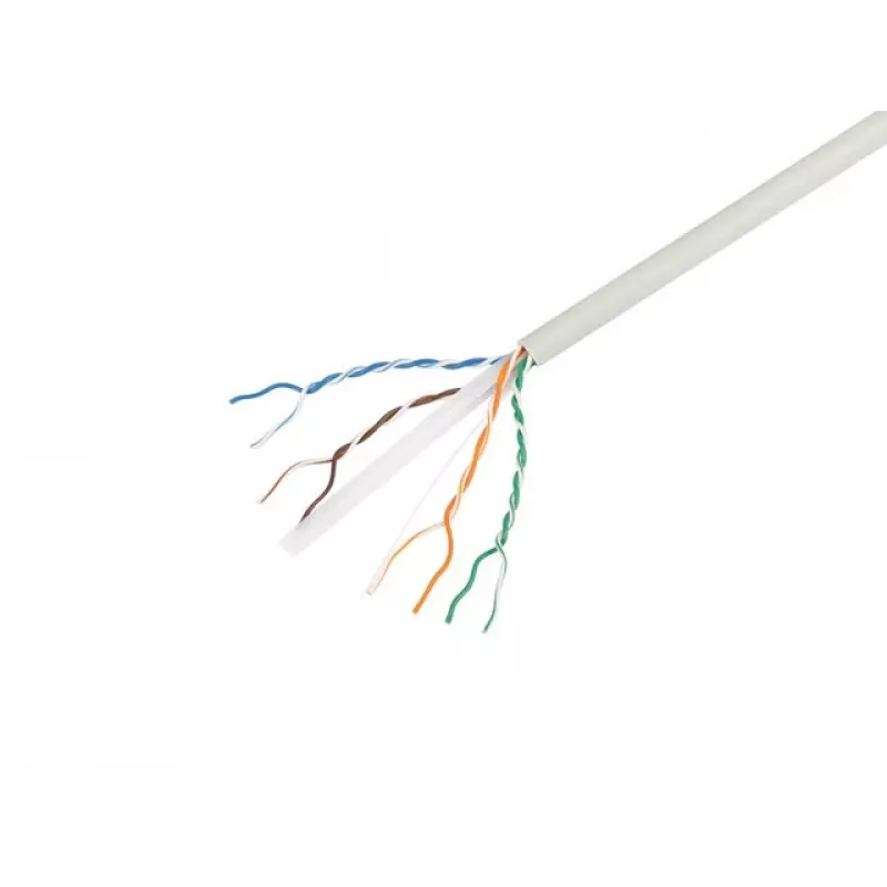 LANBERG Cat.6 UTP LSZH netwerkkabel 305m grijs CU solid 23AWG Fluke Passed CPR