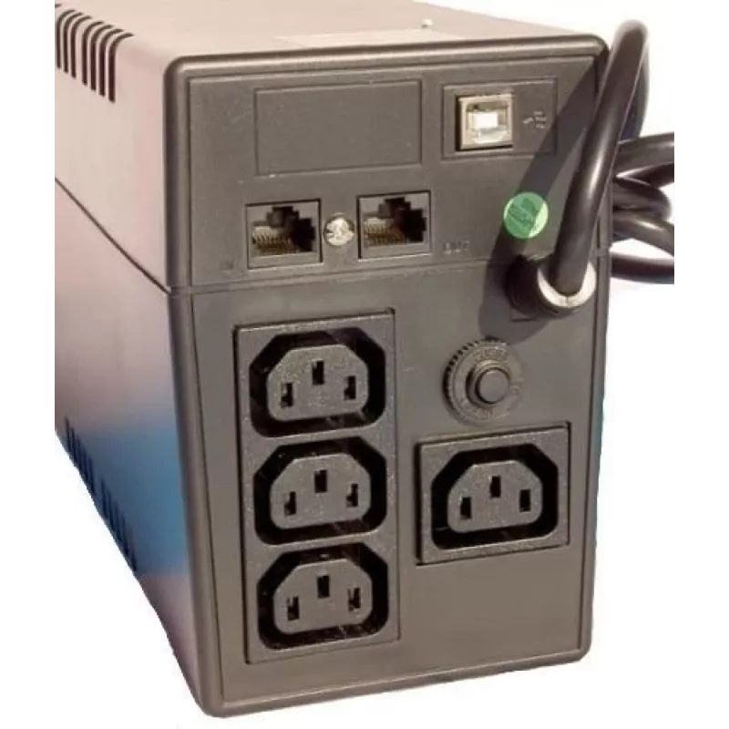 Orvaldi VPS 800 UPS noodstroomvoorziening line-interactive 0,8 kVA 480 W 4 AC-uitgangen