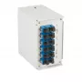 EFB-ELEKTRONIK DIN-rail glasvezelverdeeldoos OS2 G652D 12xSC pigtail 6x SC-duplexadapter (BHS70223.12)