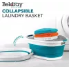 Beldray LA034816TQFEU7 opvouwbare wasmand, wit/mint