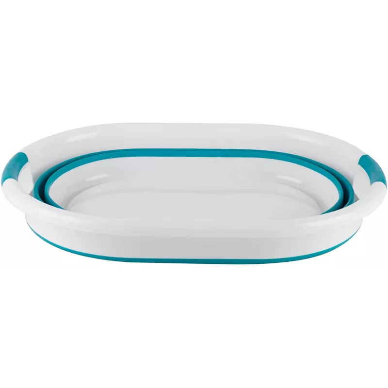 Beldray LA034816TQFEU7 opvouwbare wasmand, wit/mint