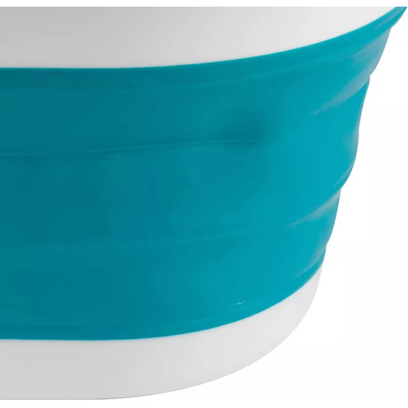 Beldray LA034816TQFEU7 opvouwbare wasmand, wit/mint