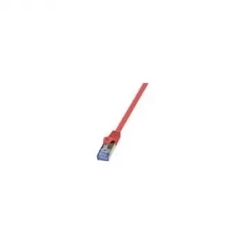 LogiLink PrimeLine Cat.6A S/FTP PIMF patchkabel 0,25m rood