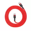 Baseus Cafule USB-C naar USB-C kabel 60W 1m rood
