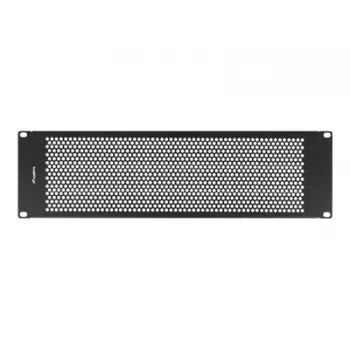 LANBERG 19 inch blindplaat 3U mesh zwart