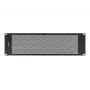 LANBERG 19 inch blindplaat 3U mesh zwart