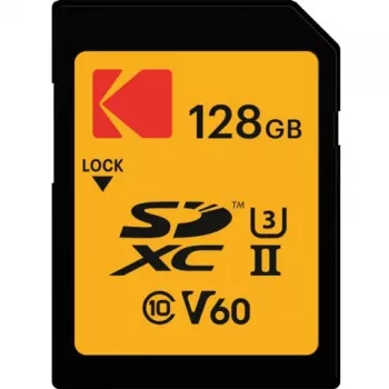 Kodak SDXC 128GB UHS-II U3 V60 Ultra Pro geheugenkaart