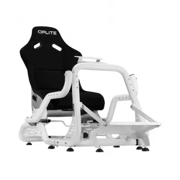 OPLITE Cockpit GTR S8 Infinity Force White racing simulator cockpit