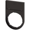 Siemens SIRIUS ACT 3SU1900-0AR10-0AA0 legendplaatjeshouder vlak afgerond zwart 12,5x27 mm