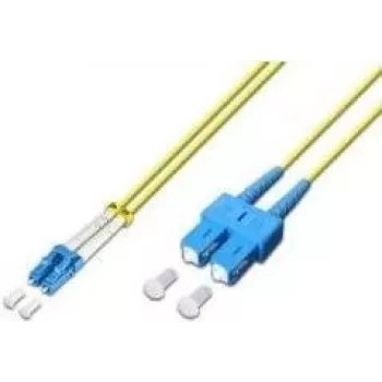 Lightwin LDP-09 LC-SC 5.0 duplex singlemode glasvezel-patchkabel, LC naar SC, 5 m, geel, LSZH