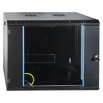 EFB-ELEKTRONIK 19 inch wandbehuizing 9U, vast, eendelig, RAL 9005, diepte 450 mm (691709VTS.45)