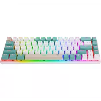 Defender VEXX GK-084 mechanisch gaming-toetsenbord, 75%-layout, Outemu Red Switches, wit
