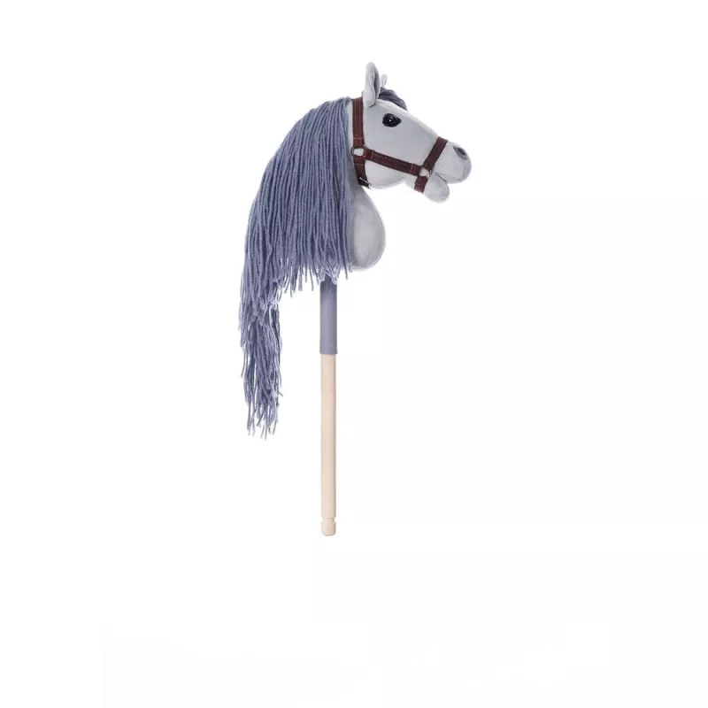 TOOTINY HOPPIHORSE pluchen stokpaardje A4, grijs