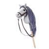 TOOTINY HOPPIHORSE pluchen stokpaardje A4, grijs