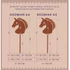 TOOTINY HOPPIHORSE pluchen stokpaardje A4, grijs