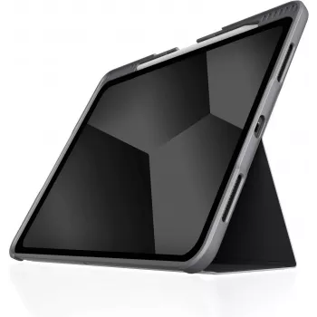 STM Dux Plus folio voor iPad Pro 11 inch / iPad Air 4e/5e generatie - zwart/transparant