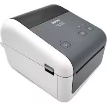 Brother TD-4215D direct thermische labelprinter, 203 dpi, 4-inch, USB/serieel, zwart/grijs