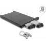 Delock adapterframe voor 2 x M.2 NVMe SSD met SFF-8654-aansluiting voor 12,7 mm slim-ODD-bay (47138)
