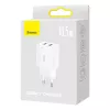Baseus compact universeel wit AC indoor oplader 10,5W 2 USB-A-aansluitingen