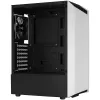 Aerocool Bionic V1 Midi-Tower, RGB, Tempered Glass - zwart/wit