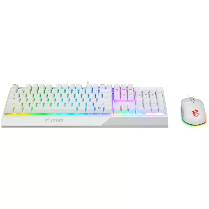 MSI Vigor GK30 Combo White Gaming Toetsenbord en Muis Set (DE Layout)