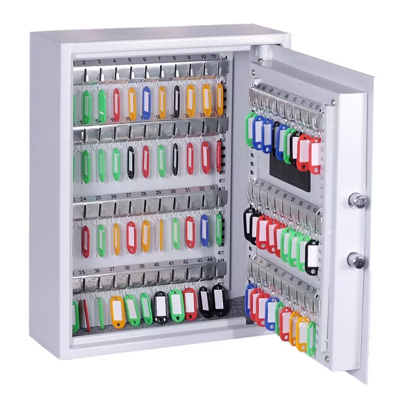 OLYMPIA GOsafe 50B sleutelkluis, polypropyleen (PP), grijs, 71 haken, code, 450 x 360 x 120 mm