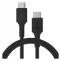 GREEN CELL USB-C naar USB-C PowerStream 100W gevlochten kabel 1,2m Zwart