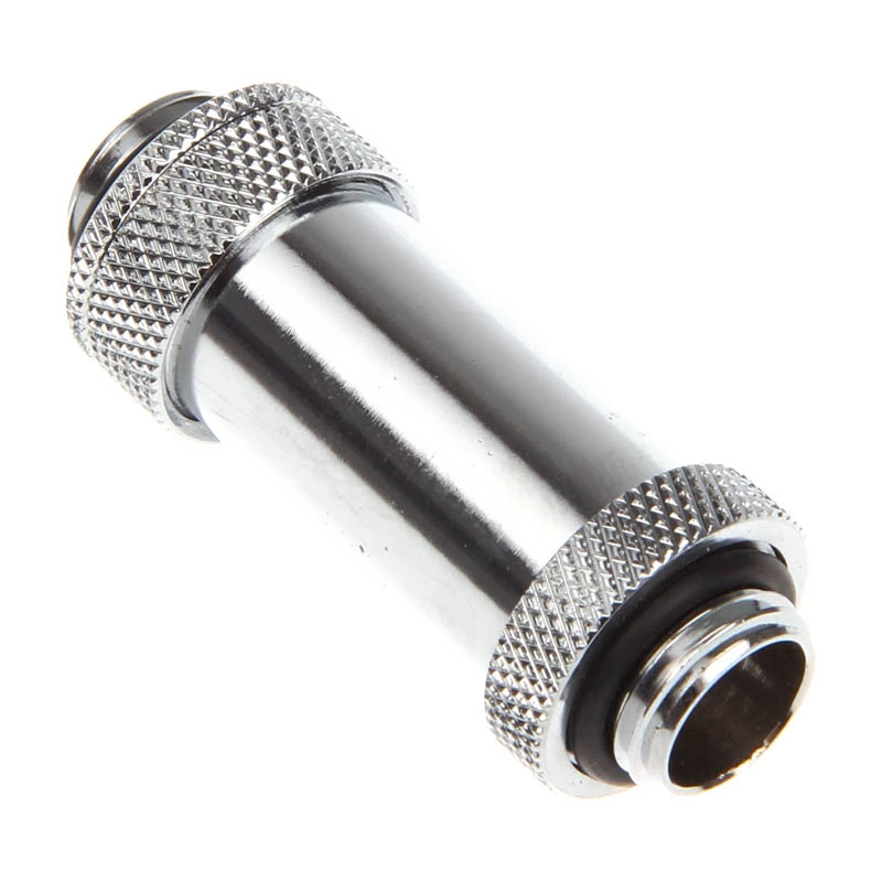 Bitspower Aqua-Pipe II (41-69mm) voor Reservoir - G1/4 schroefdraad, glanzend Zilver