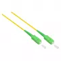 Good Connections OS2 Singlemode Simplex Glasvezel-patchkabel LC/SC 9/125µm 20m Geel
