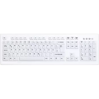 Active Key AK-C8100F full-size bedrade USB-toetsenbord QWERTZ Zwitserse layout wit